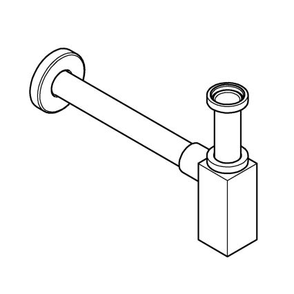 GROHE 40564A00 - Siphon Siphons Graphit