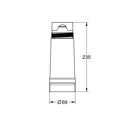 GROHE 40575002 - Filtre ULTRASAFE blanc