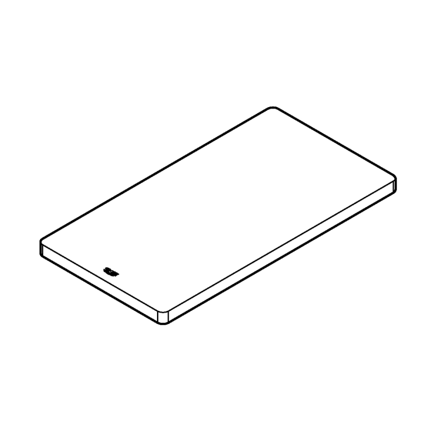 GROHE 40750HV0 - Planche à découper 450 × 240 × 19 mm en bois