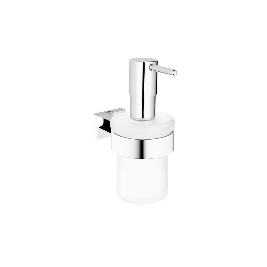GROHE 40756001 - Flüssigseifenspender ESSENTIALS CUBE 160 ml, hochglanzverchromt