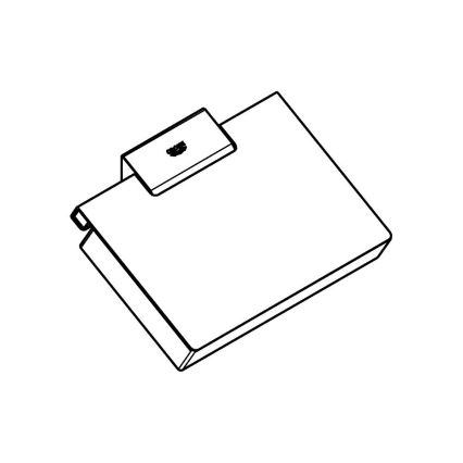 GROHE 40781000 - Porta carta igienica SELECTION CUBE cromo lucido