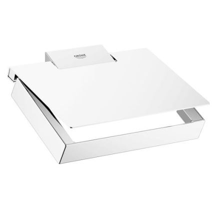 GROHE 40781000 - Porte-rouleau de papier toilette SELECTION CUBE chromé brillant