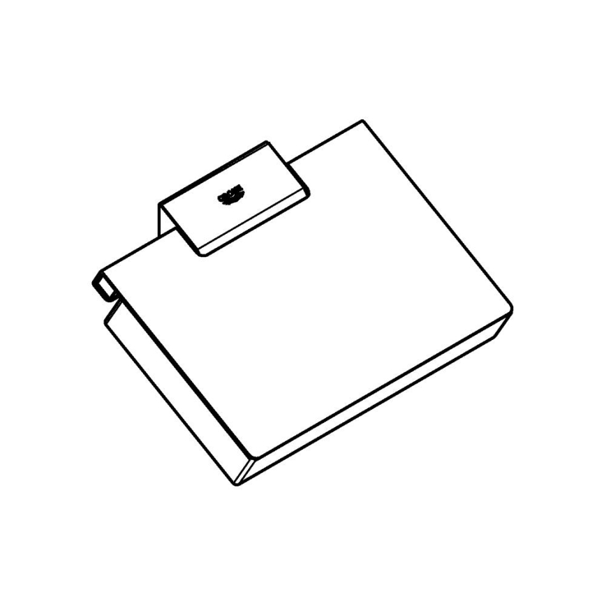 GROHE 40781000 - Porte-rouleau de papier toilette SELECTION CUBE chromé brillant