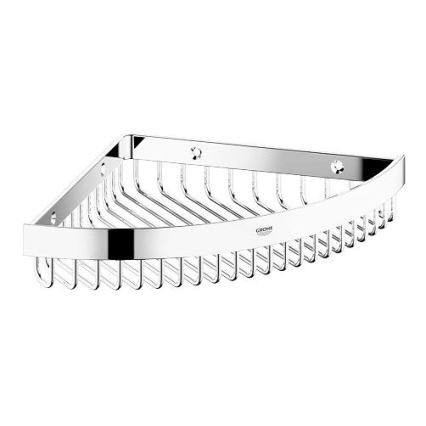 GROHE 40809000 - Draht-Seifenschale SELECTION CUBE 20 × 20 cm, glänzender Chrom