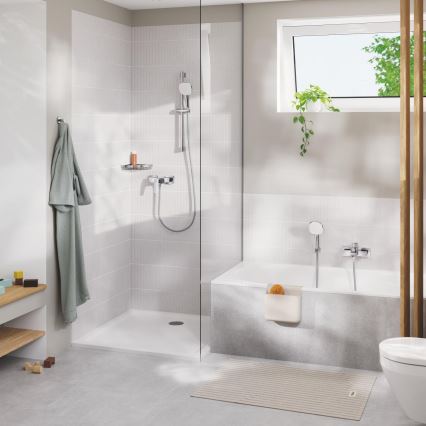 GROHE 40809000 - Draht-Seifenschale SELECTION CUBE 20 × 20 cm, glänzender Chrom