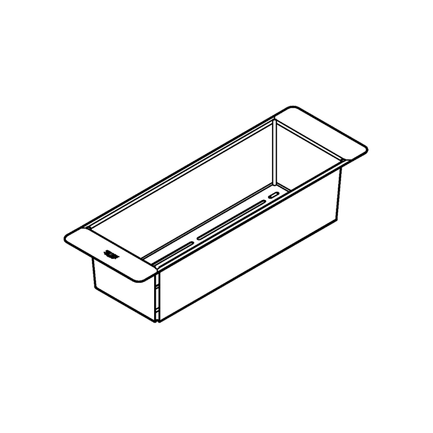 GROHE 40852SD0 - Égouttoir multifonction 450 × 150 × 100 mm en acier inoxydable