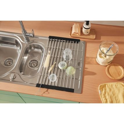 GROHE 40856SD0 - Gocciolatoio 450 × 348 mm, acciaio inox spazzolato