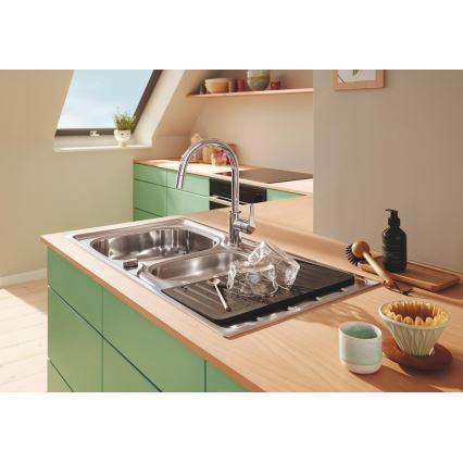 GROHE 40871K00 - Abtropfplatte 450 x 400 mm Keramik/schwarz