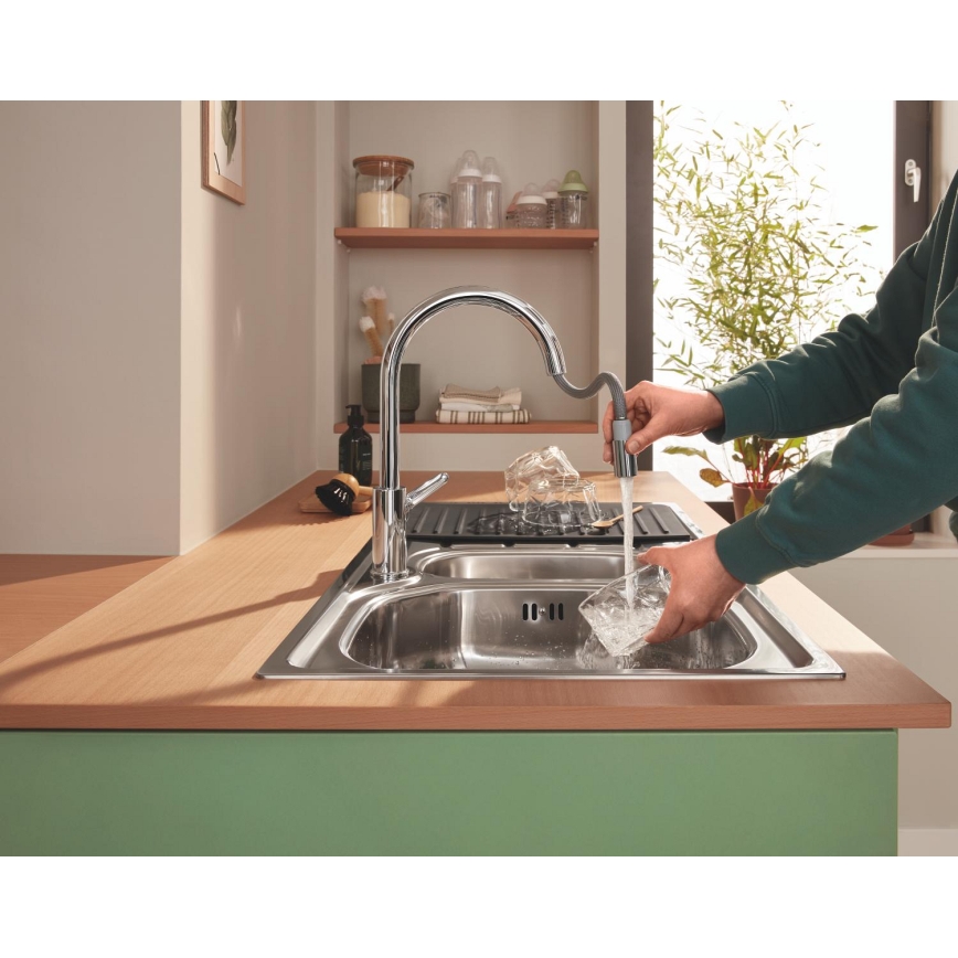 GROHE 40872K00 - Piano sgocciolatoio 450 x 250 mm ceramica/nero