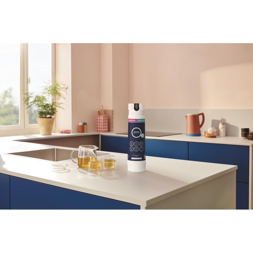 GROHE 40875000 - Kit de démarrage pour filtre BLUE, chromé brillant