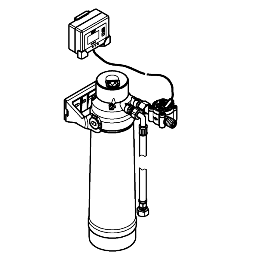 GROHE 40875000 - Kit di avviamento filtro BLUE, cromo lucido