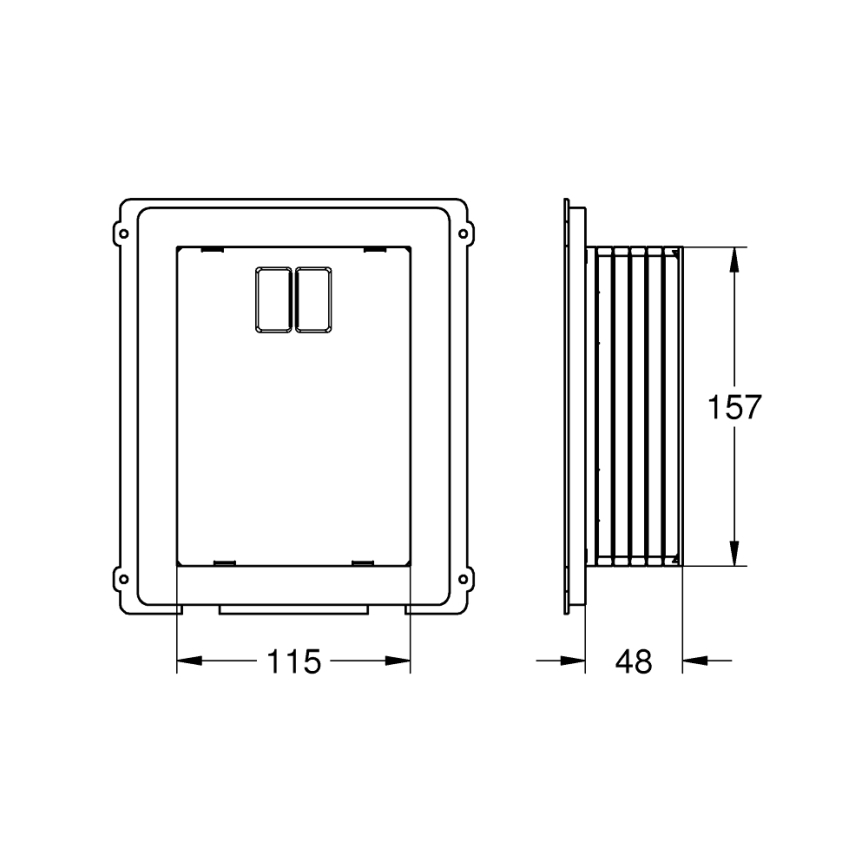 GROHE 40949000 - Revisionsschacht RAPID