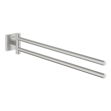 GROHE 40976DC0 - Porte-serviette START CUBE 438 mm en acier inoxydable