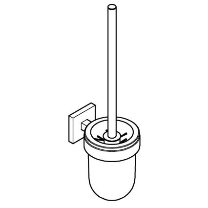 GROHE 409772430 - WC-Reinigungsset START CUBE, schwarz