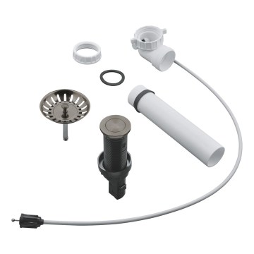 GROHE 40986AL0 - Ablaufgarnitur für Küchenspülen Ø 35 mm, Graphit
