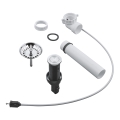 GROHE 40986SD0 - Set di scarico per lavelli da cucina Ø 35 mm in acciaio inox
