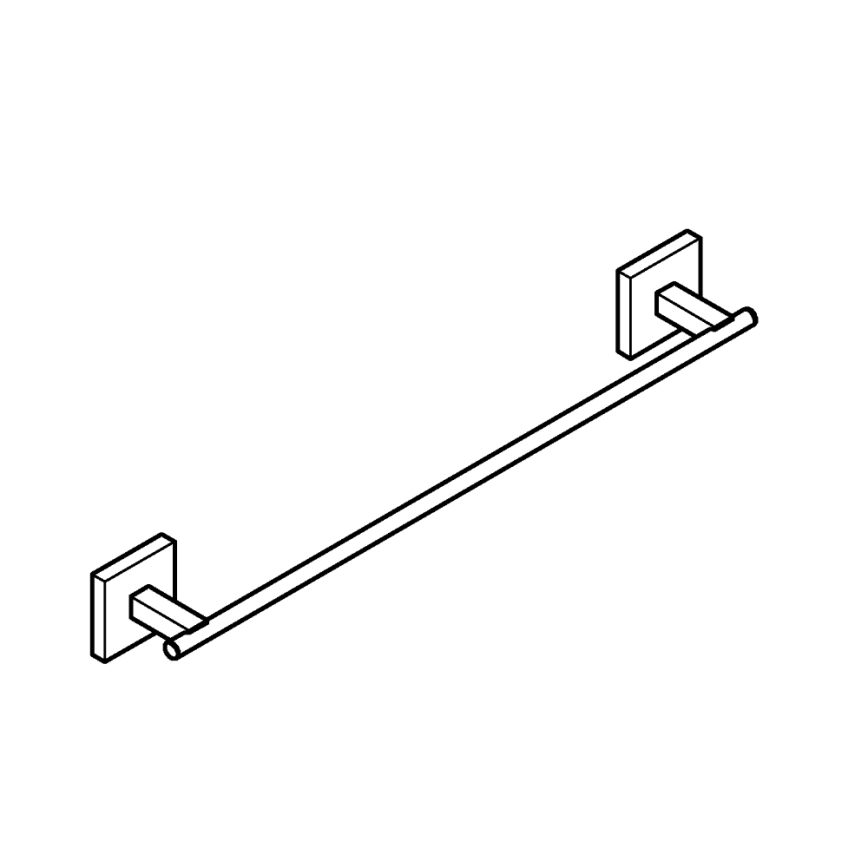 GROHE 409872430 - Porte-serviettes 450 mm noir