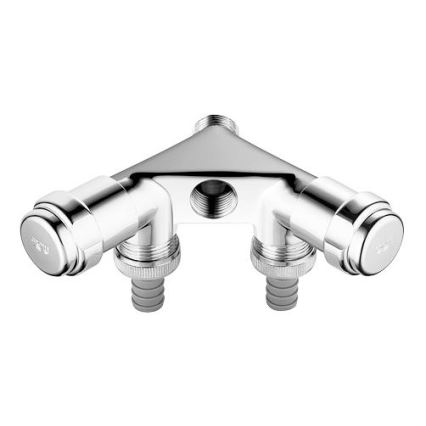 GROHE 41020000 - Valvola doppia EGGEMANN 12” cromo lucido