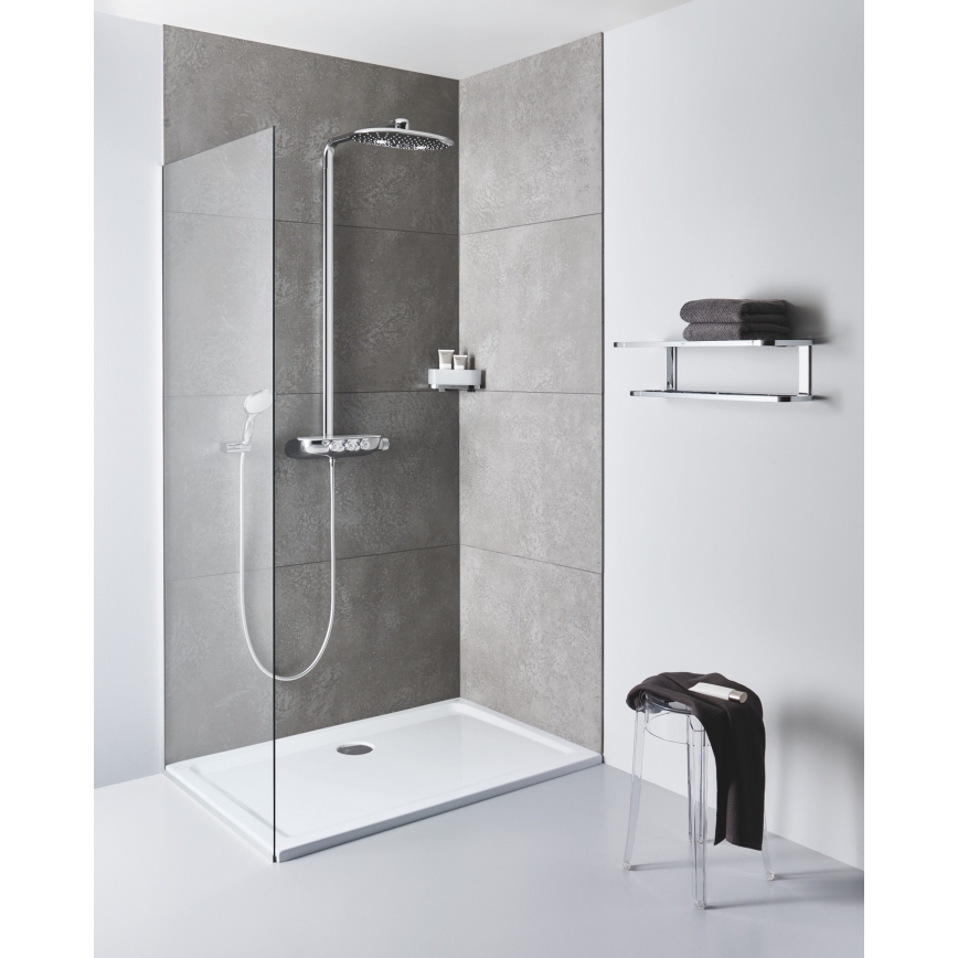 GROHE 41038000 - Piatto doccia angolare SELECTION cromo lucido