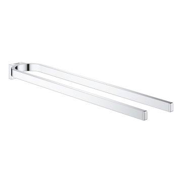 GROHE 41059000 - Porta asciugamani doppio SELECTION 411 mm, cromato lucido