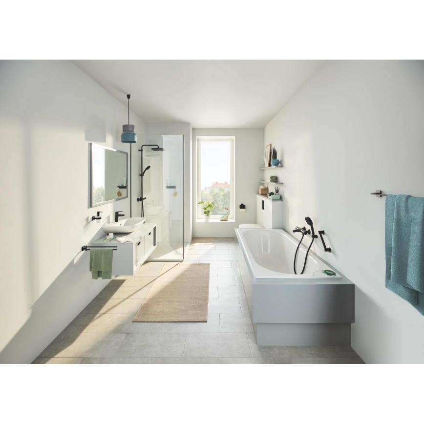 GROHE 410942430 - Poignée de baignoire START CUBE 354 mm noire