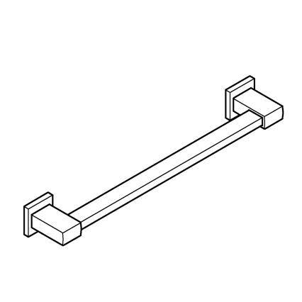 GROHE 41095000 - Maniglione per vasca START CUBE 504 mm, cromo lucido