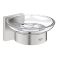 GROHE 41096DC0 - Portasapone START CUBE 110 x 56 x 125 mm in acciaio inox