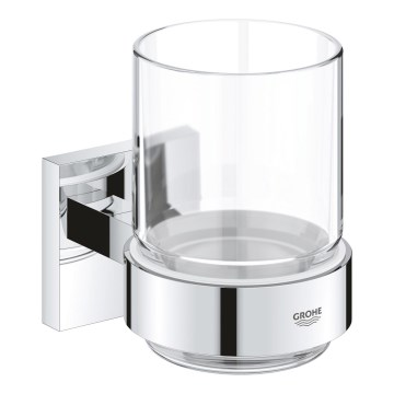 GROHE 41097000 - Verre avec support, chrome brillant