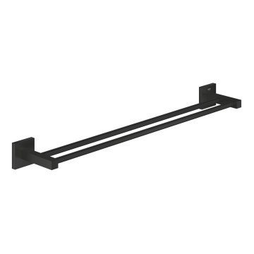 GROHE 411042430 - Porta asciugamani a due bracci START CUBE 654 mm nero