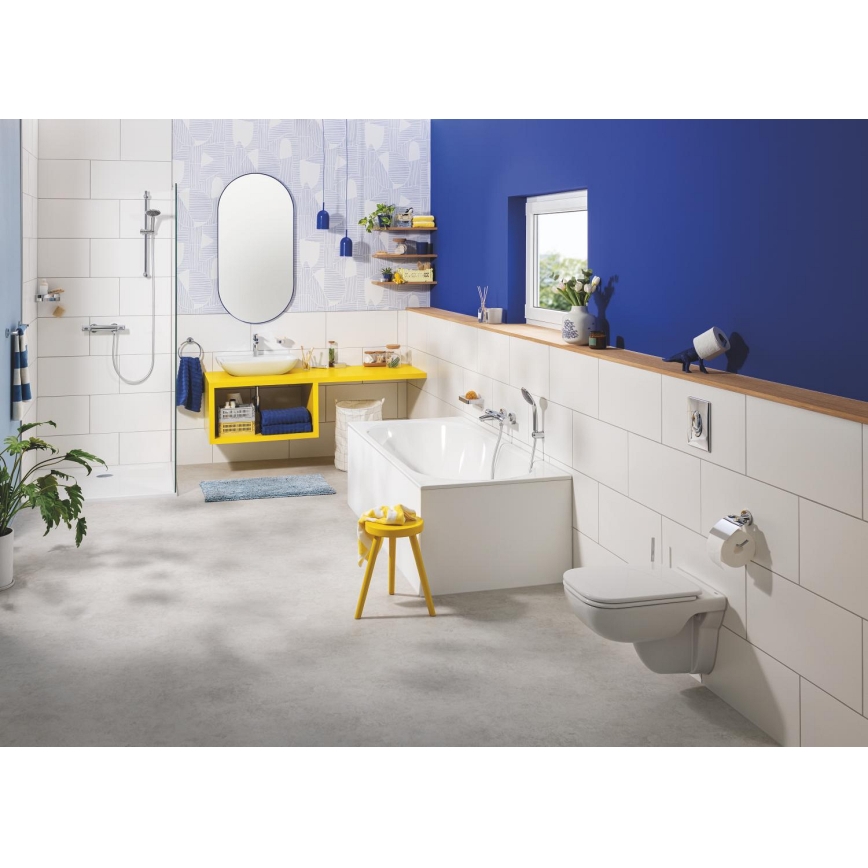 GROHE 41106000 - Étagère d'angle pour douche START CUBE 16 cm, chrome poli