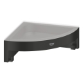 GROHE 411062430 - Mensola angolare per doccia ESSENTIALS 250 × 250 mm nera