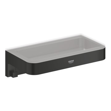 GROHE 411072430 - Mensola per doccia START CUBE 200 mm nera