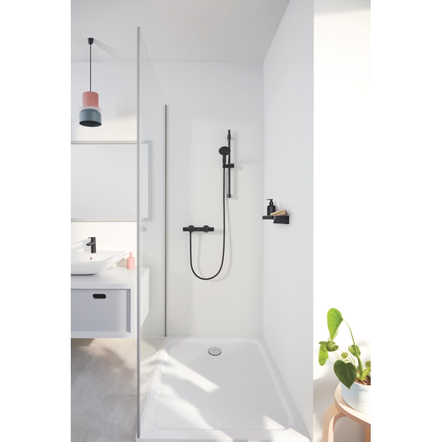 GROHE 411072430 - START CUBE Duschablage 200 mm schwarz