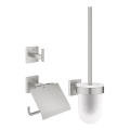GROHE 41123DC0 - Set di accessori START CUBE in acciaio inox