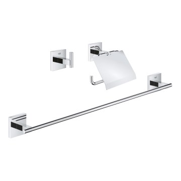 GROHE 41124000 - Ensemble d'accessoires START CUBE 558 mm chromé brillant