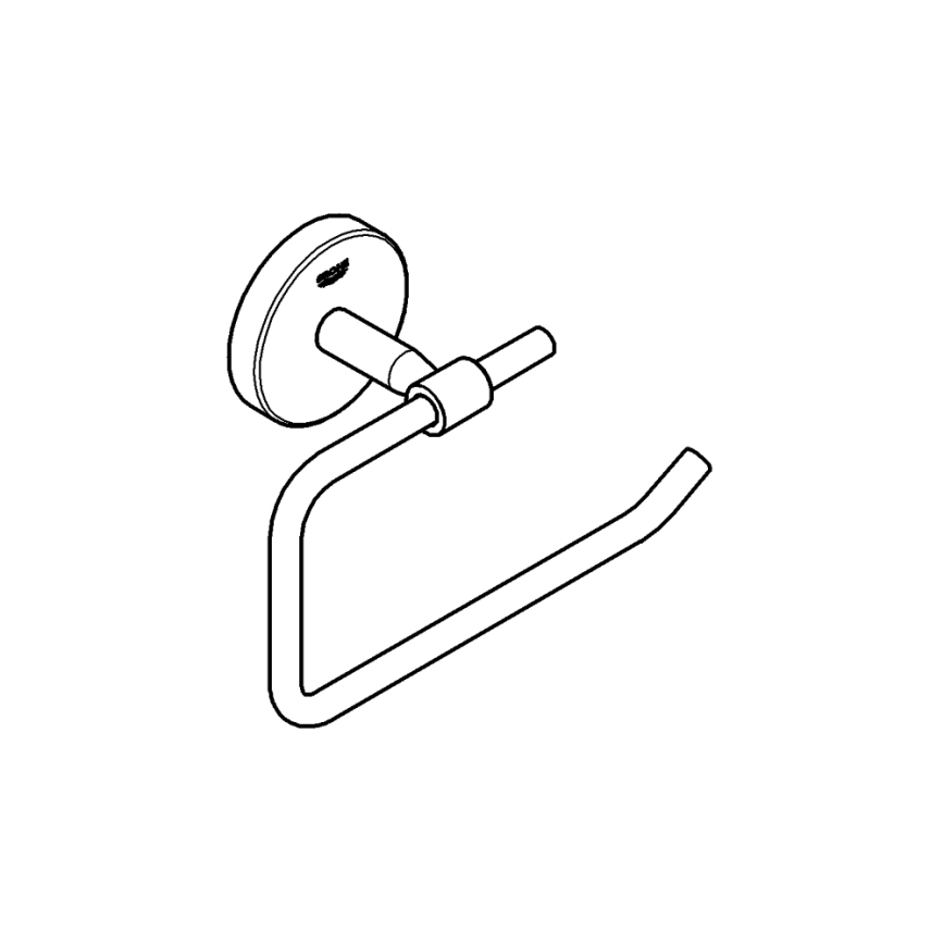 GROHE 41165000 - Toilettenpapierhalter START COSMOPOLITAN 153 × 109 mm Chrom