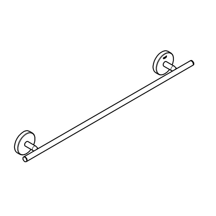 GROHE 41166000 - Barra porta asciugamani 522 mm cromo lucido