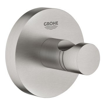 GROHE 41173DC0 - Crochet pour peignoir START en inox
