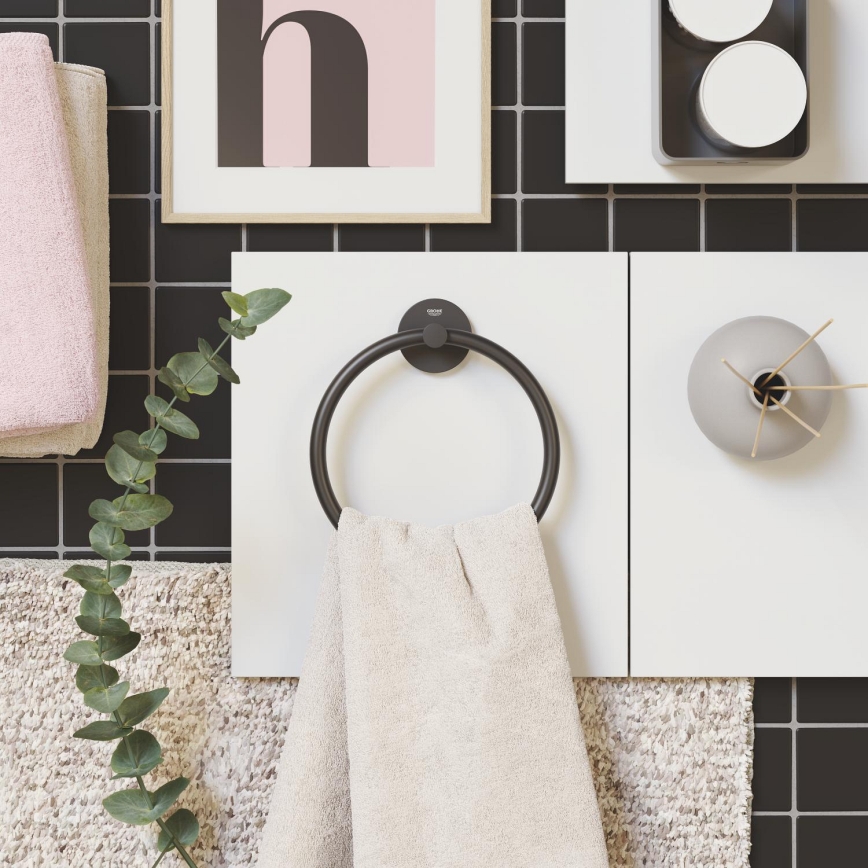 GROHE 411742430 - Handtuchhalter START 180 mm schwarz