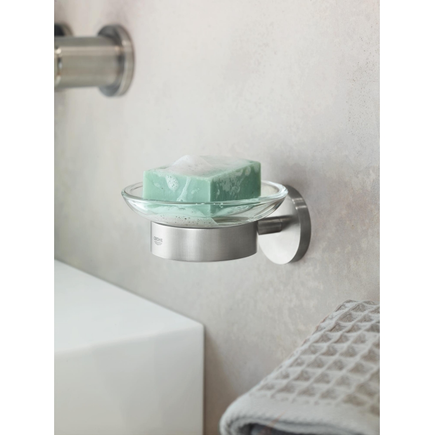 GROHE 41182000 - Portasapone START 110 mm trasparente