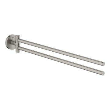 GROHE 41183DC0 - Porta asciugamani QUICKFIX START 439 mm in acciaio inox