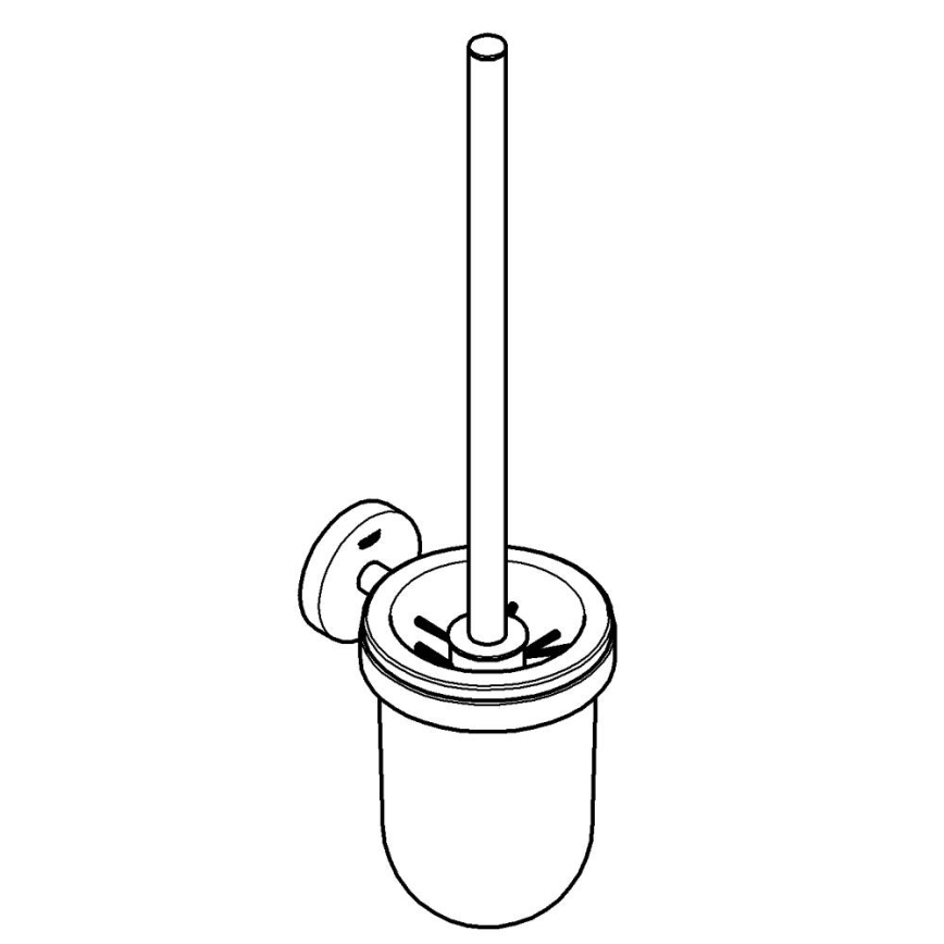 GROHE 41185DC0 - Kit per la pulizia del WC ESSENTIALS in acciaio inox