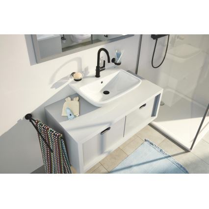 GROHE 411942430 - Glas mit Halter START, schwarz
