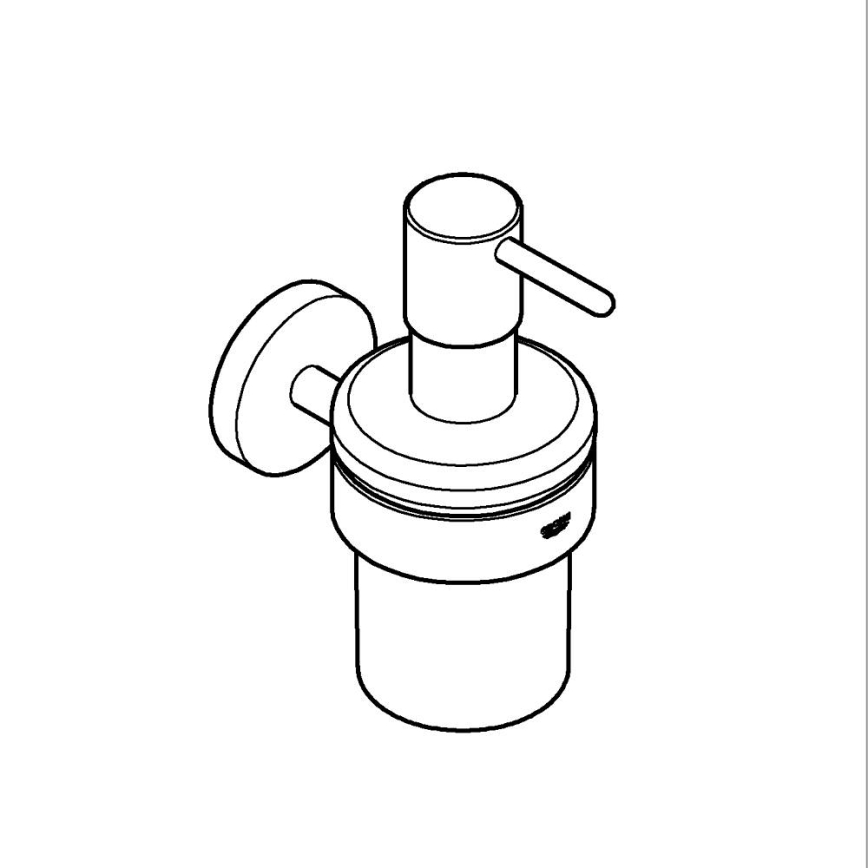 GROHE 411952430 - Dispenser per sapone liquido START 160 ml nero