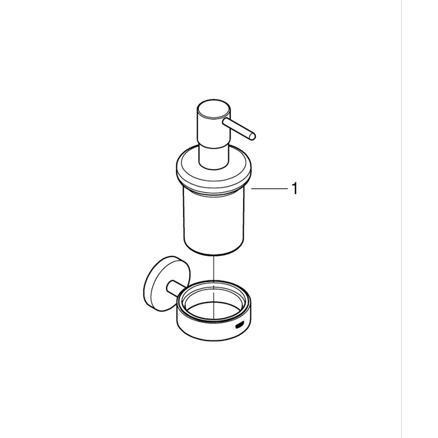 GROHE 41195DC0 - Flüssigseifenspender START 160 ml Edelstahl