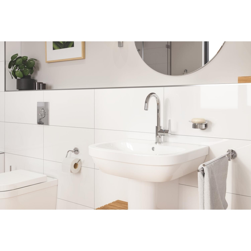 GROHE 41200000 - Porte-rouleau de papier toilette START, chrome brillant