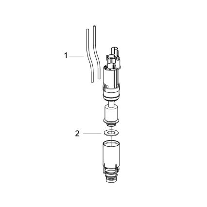 GROHE 42253000 - Bonde de vidange AV1, chrome brillant