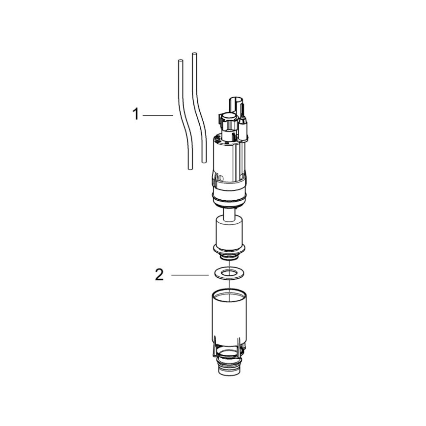 GROHE 42253000 - Bonde de vidange AV1, chrome brillant