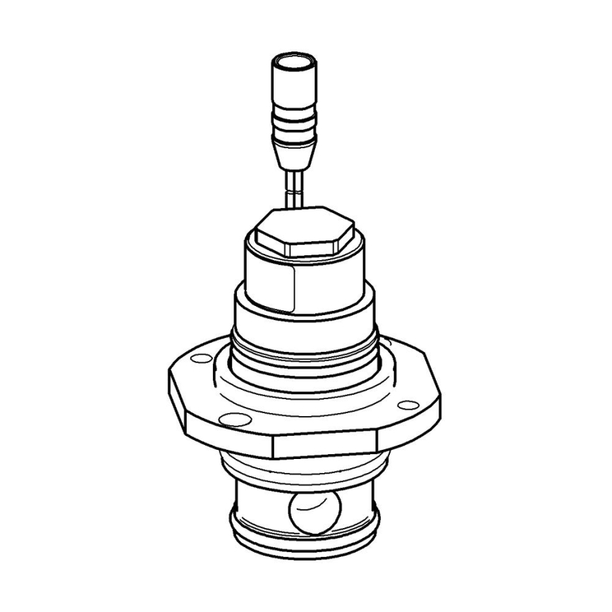 GROHE 42791000 - électrovanne avec filtre pour 37751, chrome brillant