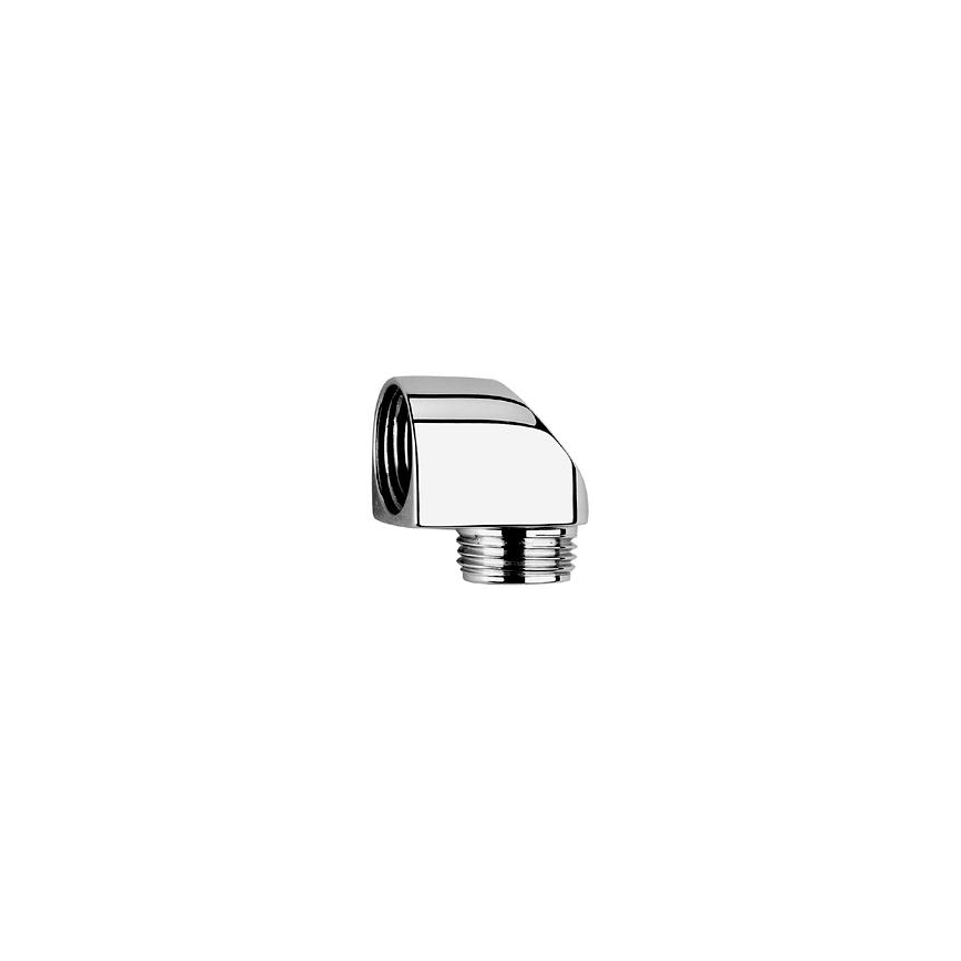 GROHE 45304000 - Raccordo a gomito per doccia DN 15 × DN 15, cromo lucido